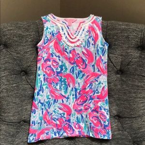 Lily Pulitzer Girls Mini Harper Shift Dress Size S